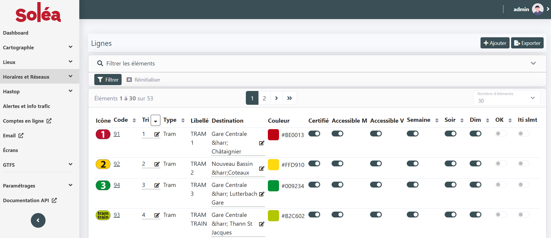 SOLEA - application